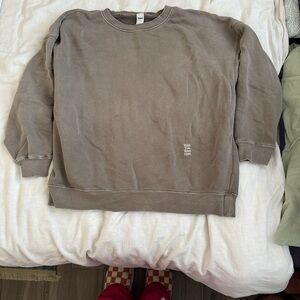 Elwood | Brown Graphic Crewneck Sweater | XL